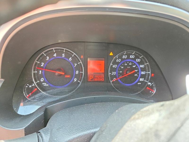 2010 Infiniti Fx VIN JN8AS1MW7AM856364 COPART salvage auction — FRONT END, Md - Cert Of Salvage > 75% Damage, sold $400 on 2026-07-17 (photo 9)