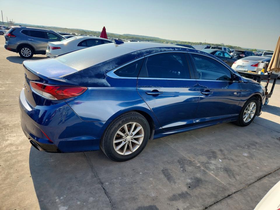 2018 Hyundai Sonata VIN 5NPE24AF6JH620382 COPART salvage auction — SIDE, Tx - Cert Of Title-Rebuilt Salvage, sold $1,690 on 2026-08-02 (photo 3)