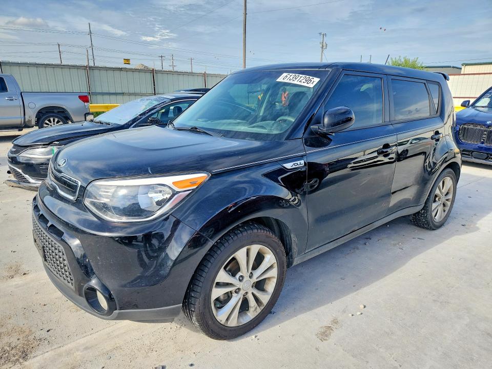 2016 Kia Soul VIN KNDJP3A52G7395070 COPART salvage auction — REAR END, Tx - Salvage Vehicle Title, sold $2,700 on 2026-07-31 (photo 1)