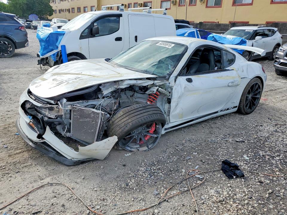 2016 Porsche Cayman VIN WP0AC2A82GK197098 COPART salvage auction — STRIPPED, Nj - Cert Of Title-Salvage (P), sold $11,500 on 2026-07-21 (photo 1)
