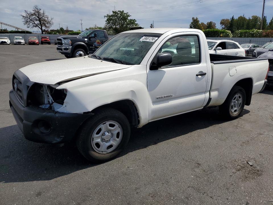 2008 Toyota Tacoma VIN 5TENX22N48Z491884 COPART salvage auction — FRONT END, Ca - Non-Repairable Vehicle Cert, sold $1,400 on 2026-07-21 (photo 1)