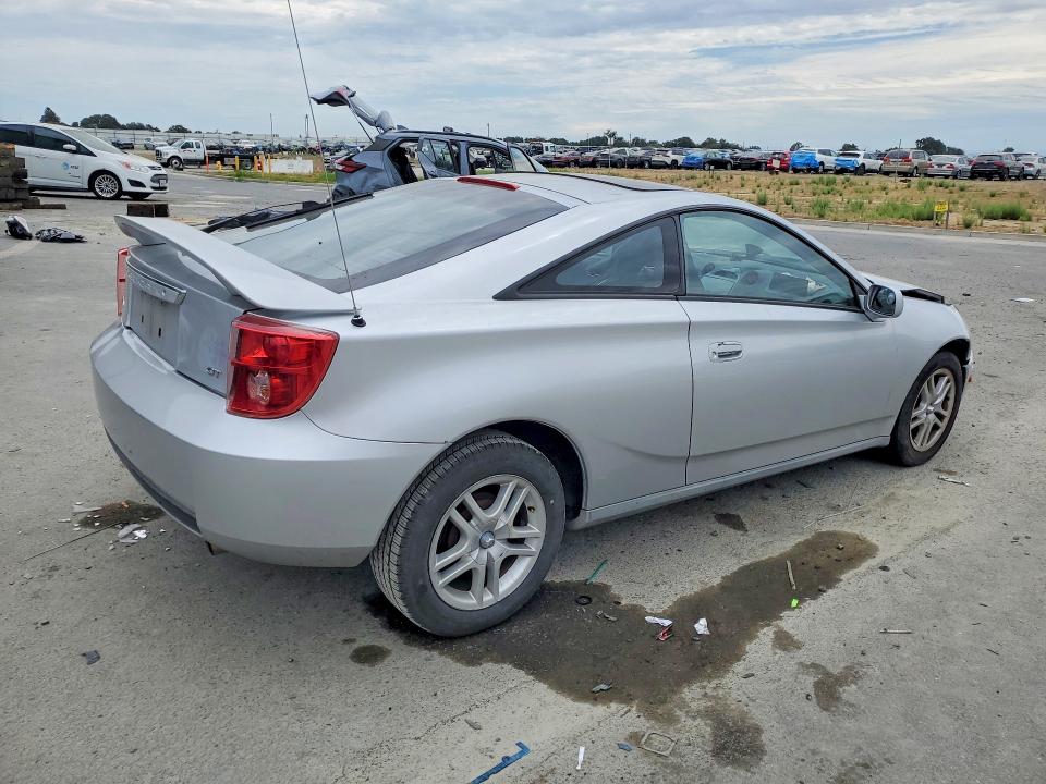 2003 Toyota Celica VIN JTDDR32T730166455 COPART salvage auction — FRONT END, Ca - Salvage Certificate, sold $15 on 2026-07-28 (photo 3)
