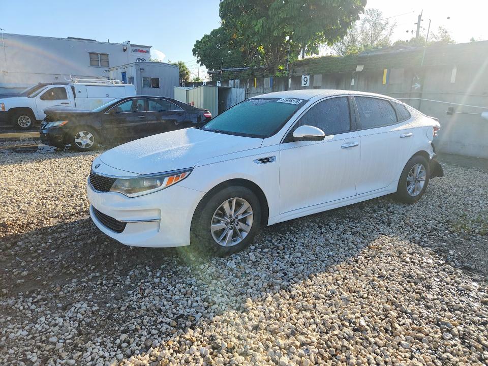 2017 Kia Optima VIN 5XXGT4L31HG176052 COPART salvage auction — REAR END, Fl - Cert Of Title Slvg Rebuildable, sold $1,200 on 2026-07-24 (photo 1)
