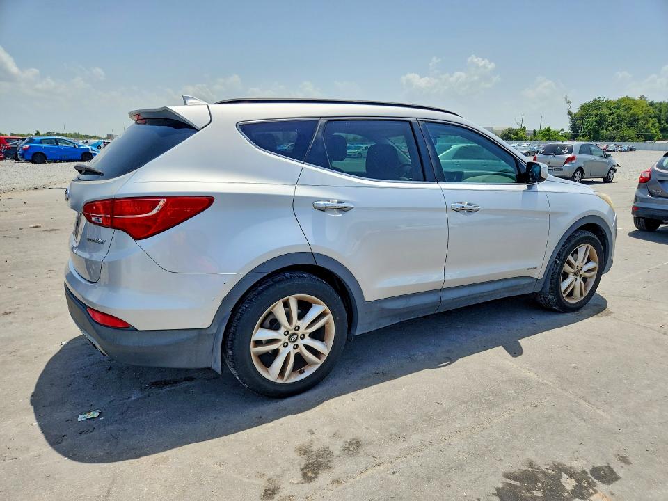 2014 Hyundai Santa fe VIN 5XYZU3LA4EG159946 COPART salvage auction — MINOR DENT/SCRATCHES, Fl - Certificate Of Title, sold $2,600 on 2026-07-20 (photo 3)