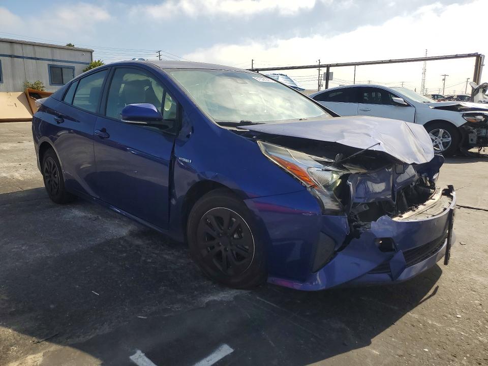 2017 Toyota Prius VIN JTDKBRFU2H3045713 COPART salvage auction — FRONT END, Ca - Salvage Certificate, sold $1,000 on 2026-07-31 (photo 4)