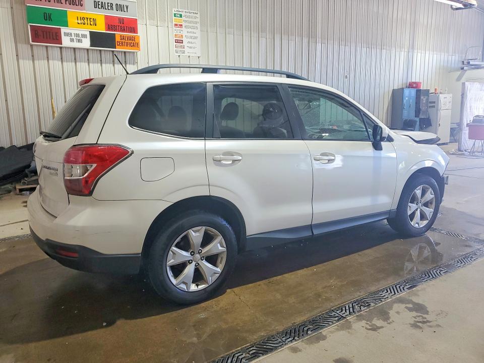 2014 Subaru Forester VIN JF2SJAGC5EH492501 COPART salvage auction — FRONT END, Pa - Certificate Of Salvage, sold $175 on 2026-07-30 (photo 3)
