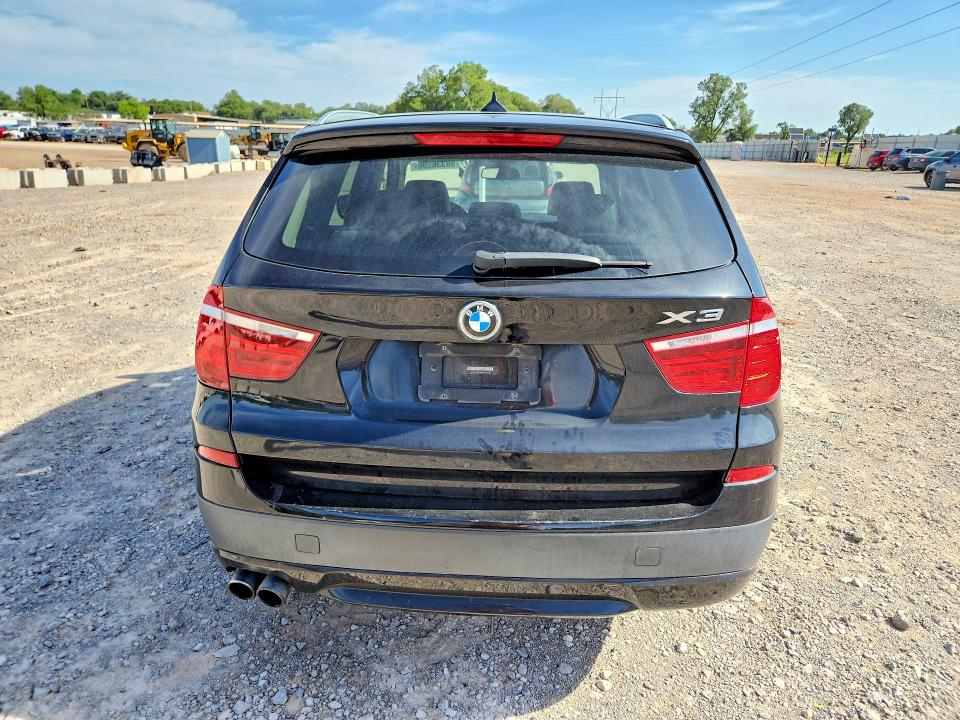 2014 BMW X3 VIN 5UXWX9C56E0D18456 COPART salvage auction — FRONT END, Ok - Certificate Of Title (P), sold $125 on 2026-07-09 (photo 6)