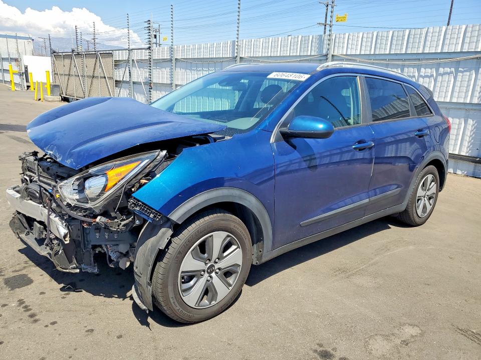 2019 Kia Niro VIN KNDCB3LC3K5337220 COPART salvage auction — FRONT END, CA - SALVAGE CERTIFICATE, sold $1,200 on 2026-07-27 (photo 1)
