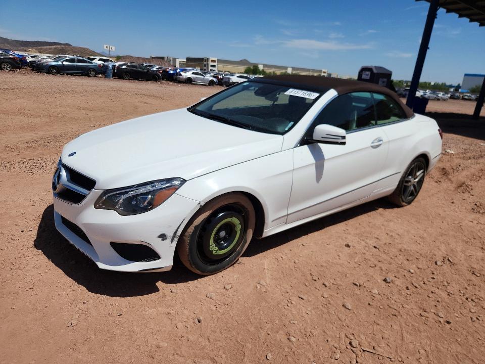 2014 Mercedes-benz E-klasse VIN WDDKK5KF4EF265029 COPART salvage auction — FRONT END, Az - Cert Of Title - Salvage, sold $2,300 on 2026-08-06 (photo 1)
