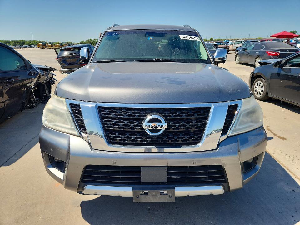 2017 Nissan Armada VIN JN8AY2ND8H9003664 COPART salvage auction — MECHANICAL, Tx - Certificate Of Title, sold $2,850 on 2026-07-30 (photo 5)