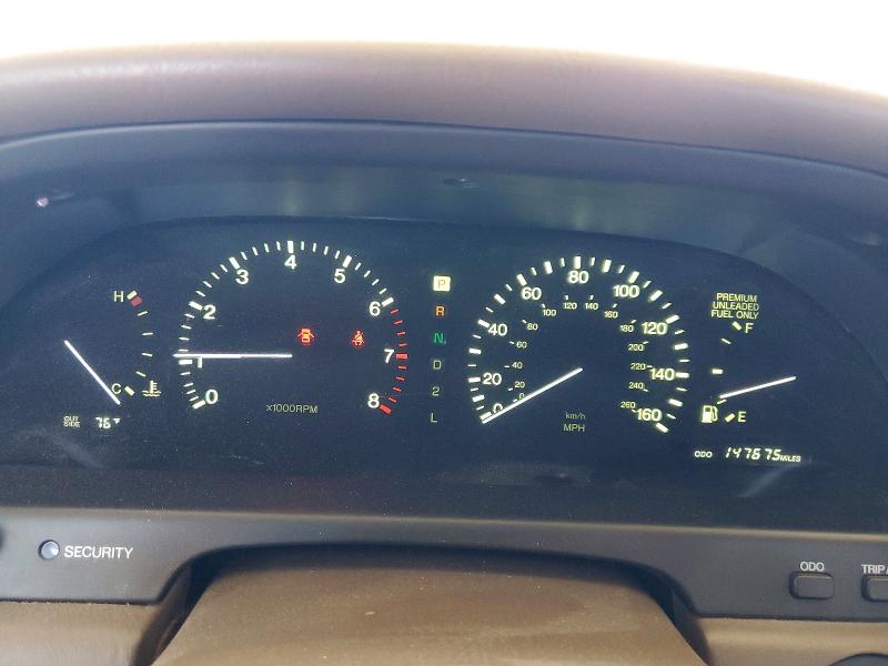 1994 Lexus Ls 400 VIN JT8UF11E1R0213180 COPART salvage auction — NORMAL WEAR, CA - DIS/DLR/EXP ONLY CLEAN TITLE, sold $150 on 2026-07-30 (photo 9)