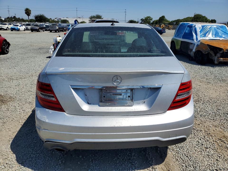 2013 Mercedes-benz C-klasse VIN WDDGF4HB4DG101037 COPART salvage auction — MECHANICAL, Ca - Dis/Dlr/Exp Only Clean Title, sold $525 on 2026-08-04 (photo 6)