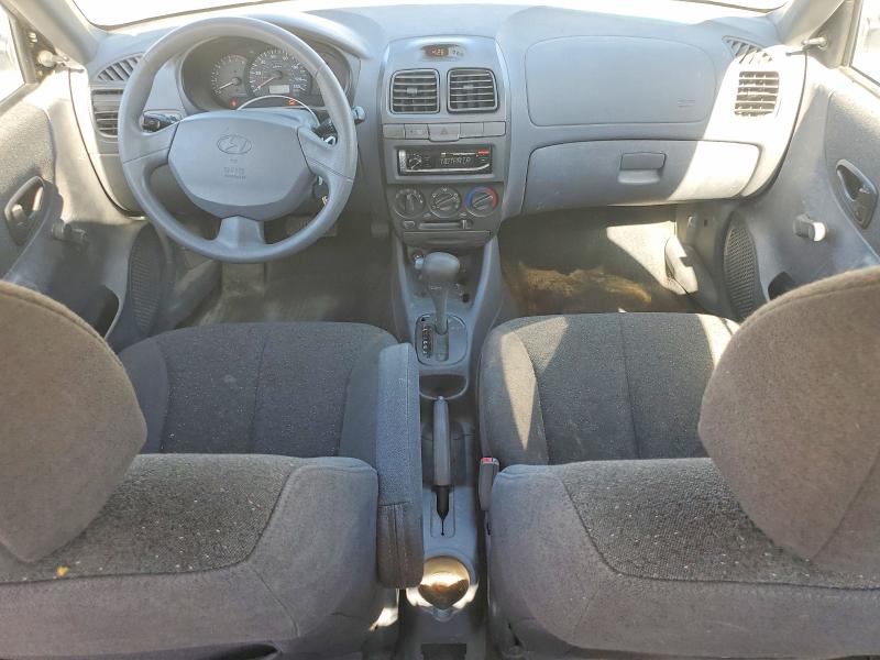 2002 Hyundai Accent VIN KMHCG45C92U395418 COPART salvage auction — FRONT END, Nv - Salvage Title, sold $500 on 2026-07-27 (photo 8)