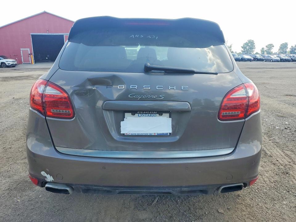 2011 Porsche Cayenne VIN WP1AB2A28BLA45231 COPART salvage auction — FRONT END, On - Permit No Brand - Unfit, sold $1,050 on 2026-08-18 (photo 6)