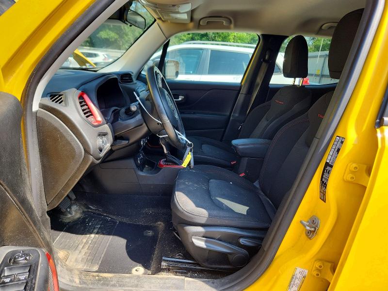 2017 Jeep Renegade VIN ZACCJBCB9HPE54546 COPART salvage auction — FRONT END, PA - CERTIFICATE OF SALVAGE, sold $100 on 2026-07-30 (photo 7)