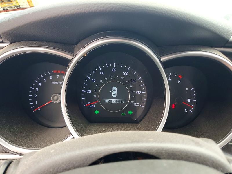 2014 Kia Optima VIN 5XXGM4A73EG328475 COPART salvage auction — VANDALISM, Nj - Certificate Of Title, sold $400 on 2026-07-21 (photo 9)