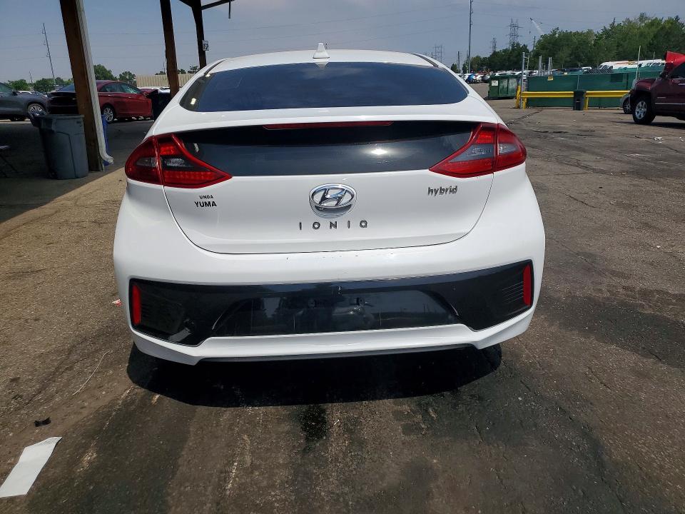 2019 Hyundai Ioniq VIN KMHC75LCXKU139636 COPART salvage auction — FRONT END, Az - Dis/Dlr/Exp Only Clean Title (P), sold $2,400 on 2026-07-23 (photo 6)