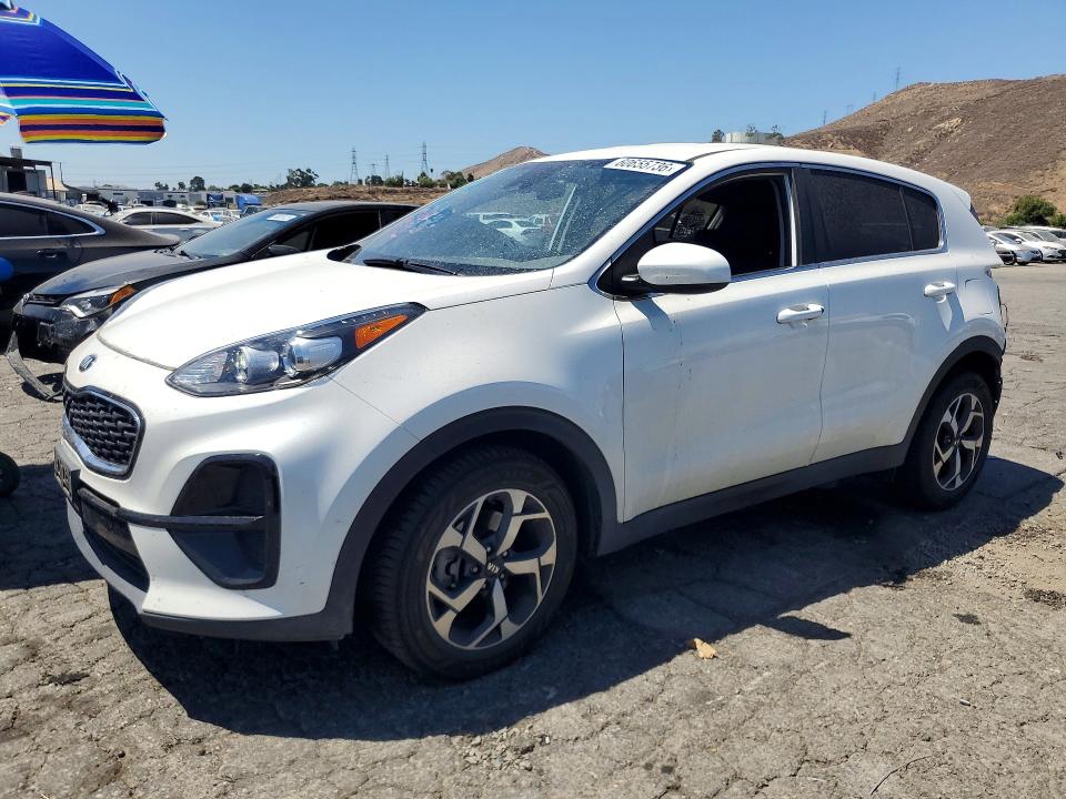 2022 Kia Sportage VIN KNDPM3AC4N7000594 COPART salvage auction — REAR END, Ca - Salvage Certificate, sold $350 on 2026-07-30 (photo 1)