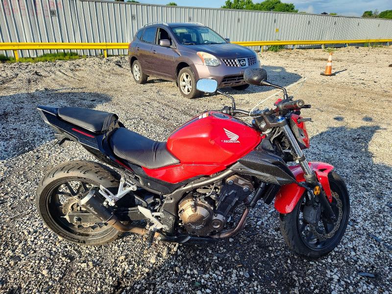 2017 Honda Cb VIN MLHPC4562H5400485 COPART salvage auction — SIDE, Wi - Junked Vehicle Bill Of Sale, sold $325 on 2026-07-09 (photo 1)