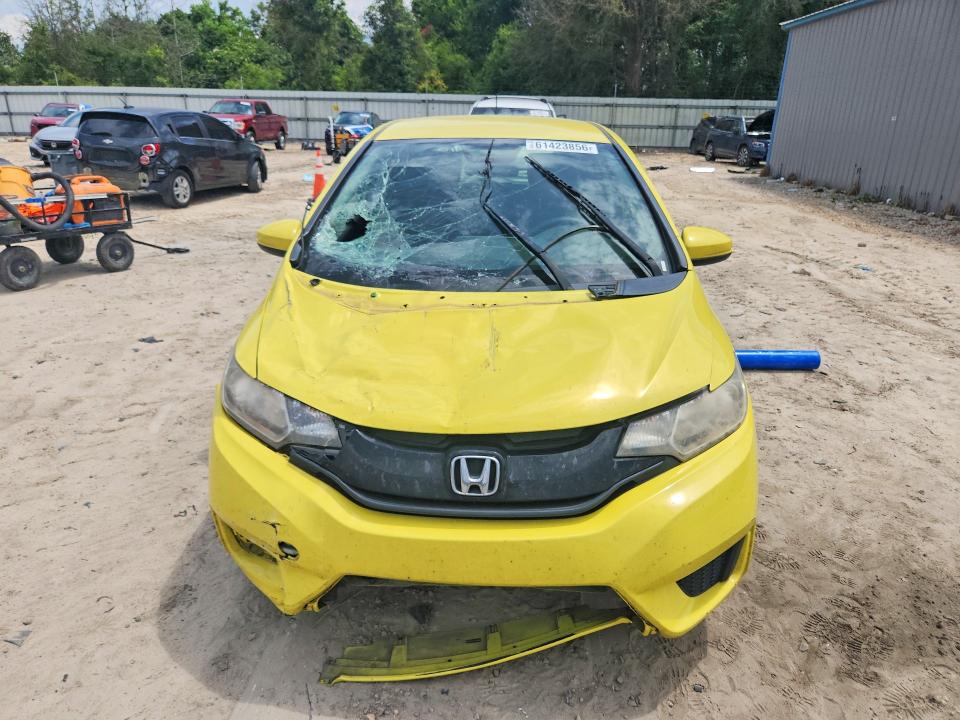 2016 Honda Fit VIN JHMGK5H51GX013541 COPART salvage auction — ROOF, Fl - Cert Of Title Slvg Rebuildable, sold $1,700 on 2026-07-31 (photo 5)