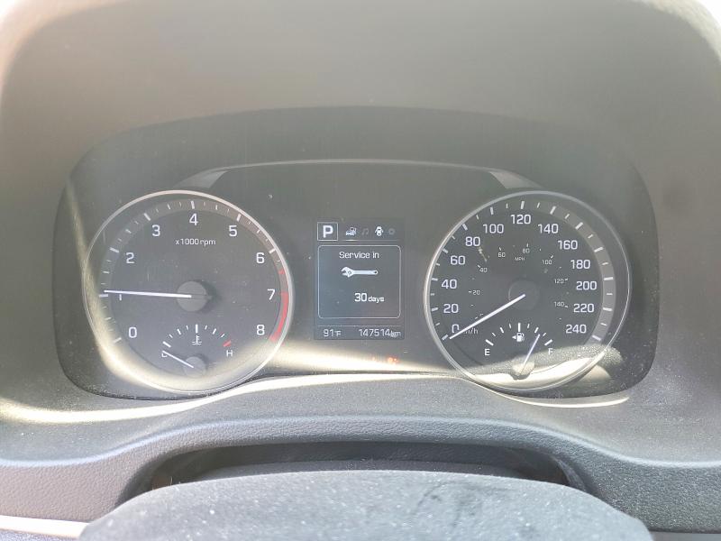 2017 Hyundai Elantra VIN KMHD84LF9HU398245 COPART salvage auction — FRONT END, On - Permit Salvage, sold $1,300 on 2026-07-28 (photo 9)