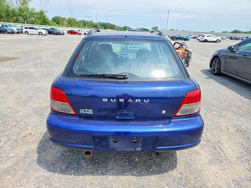 2003 Subaru Impreza VIN JF1GG65503H805896 COPART salvage auction — NORMAL WEAR, Ny - Certificate Of Title, sold $375 on 2026-07-27 (photo 6)