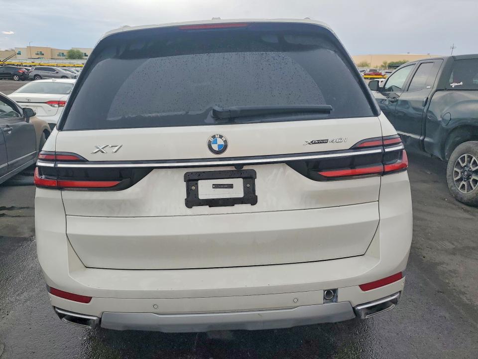 2027 BMW X7 VIN 5UX23EM04V9428758 COPART salvage auction — FRONT END, CA - CERTIFICATE OF TITLE, sold $55,000 on 2026-07-27 (photo 6)