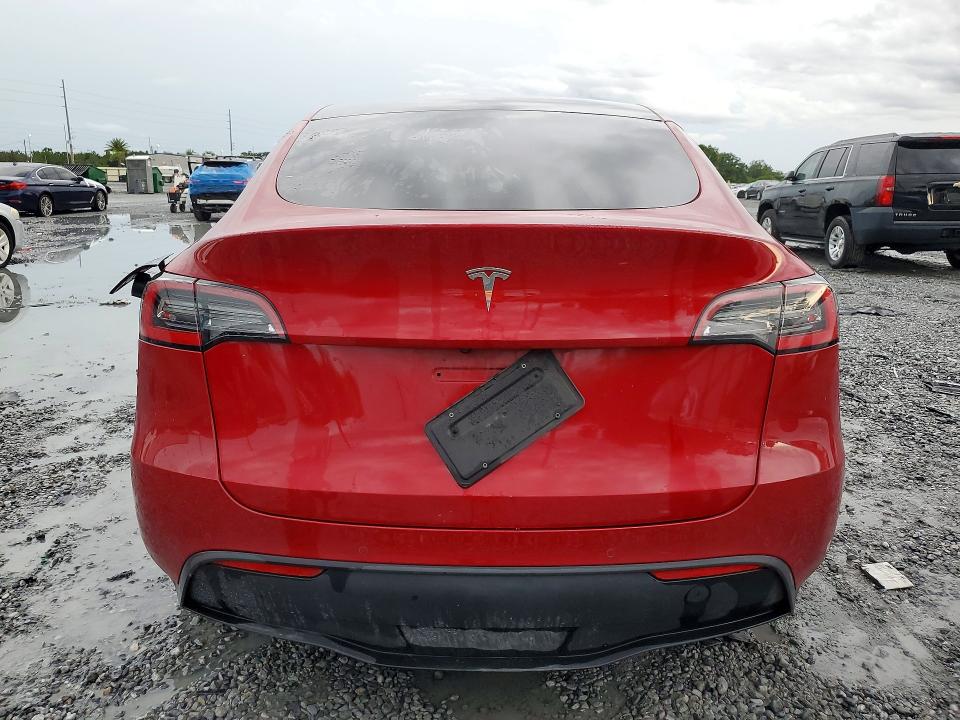 2021 Tesla Model y VIN 5YJYGDEDXMF110532 COPART salvage auction — SIDE, Tn - Certificate Of Title, sold $11,700 on 2026-07-31 (photo 6)