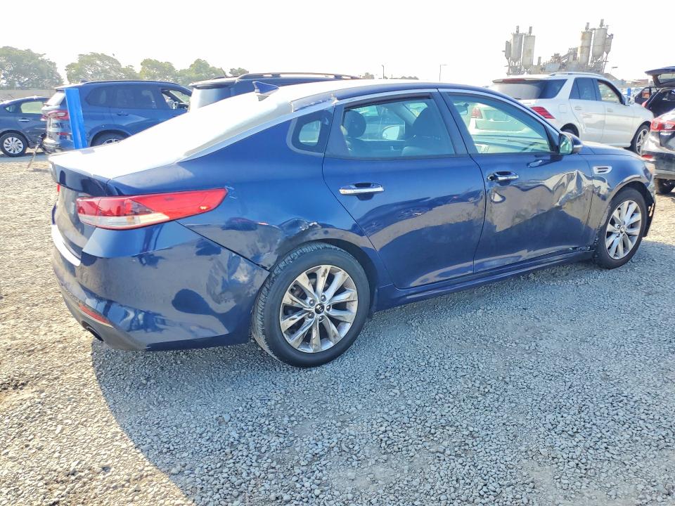 2017 Kia Optima VIN 5XXGT4L3XHG174946 COPART salvage auction — SIDE, Ca - Salvage Certificate, sold $900 on 2026-07-24 (photo 3)