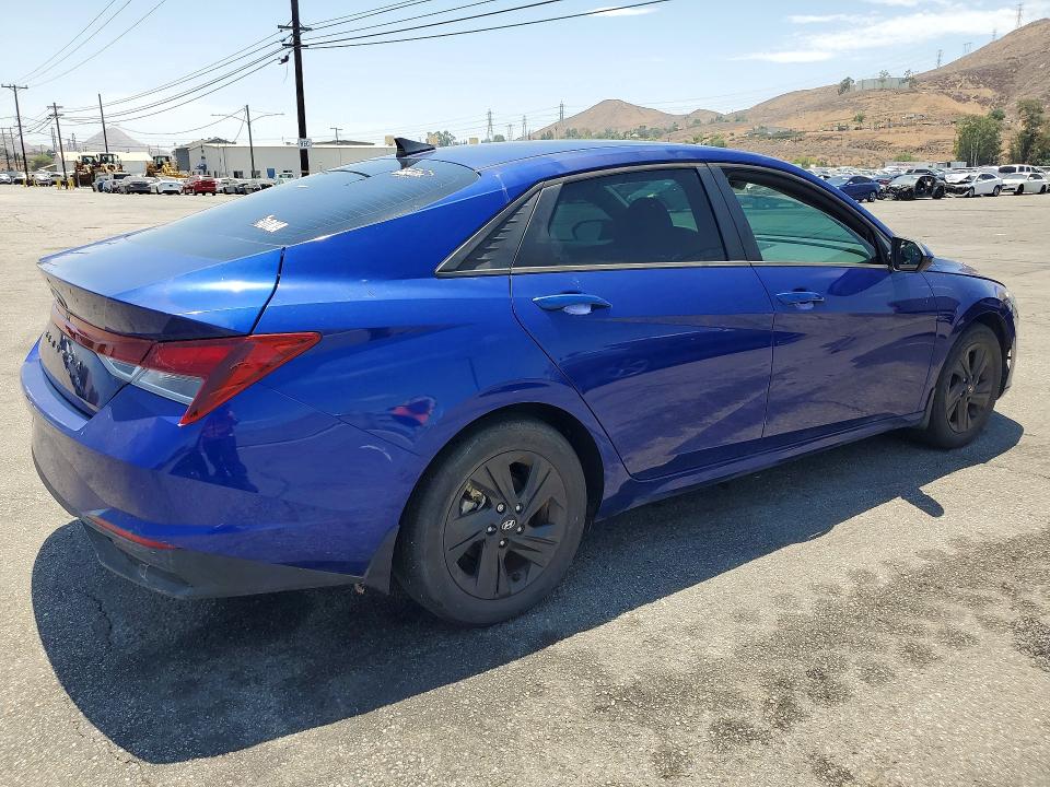 2022 Hyundai Elantra VIN 5NPLS4AGXNH059643 COPART salvage auction — SIDE, AZ - CERT OF TITLE - SALVAGE, sold $3,550 on 2026-07-27 (photo 3)
