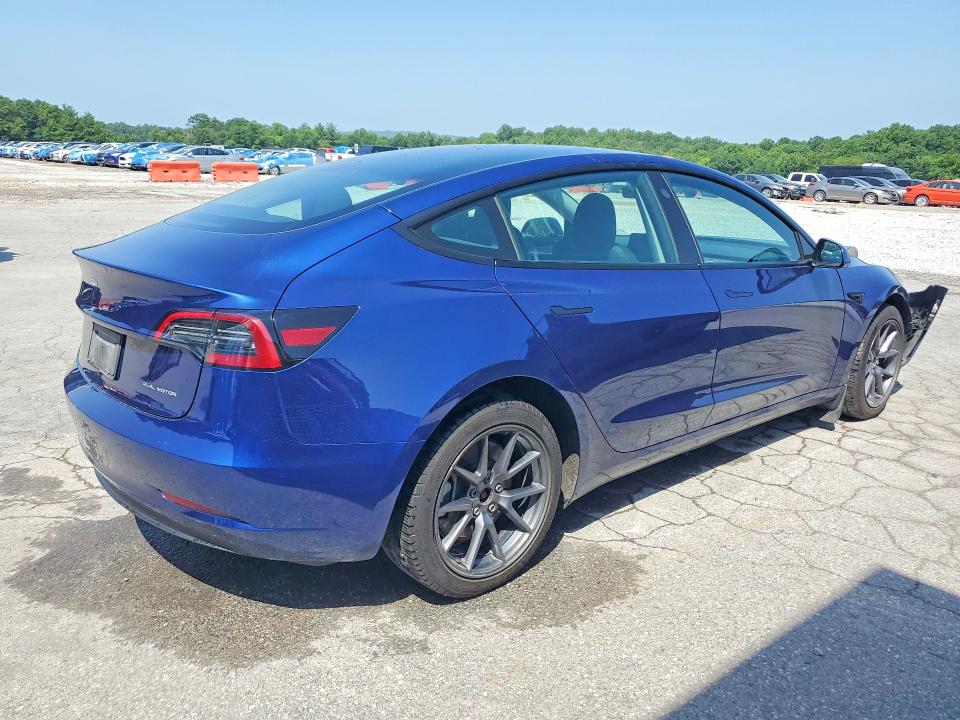 2023 Tesla Model 3 VIN 5YJ3E1EB7PF674429 COPART salvage auction — FRONT END, Salvage Title, sold $9,000 on 2026-07-20 (photo 3)