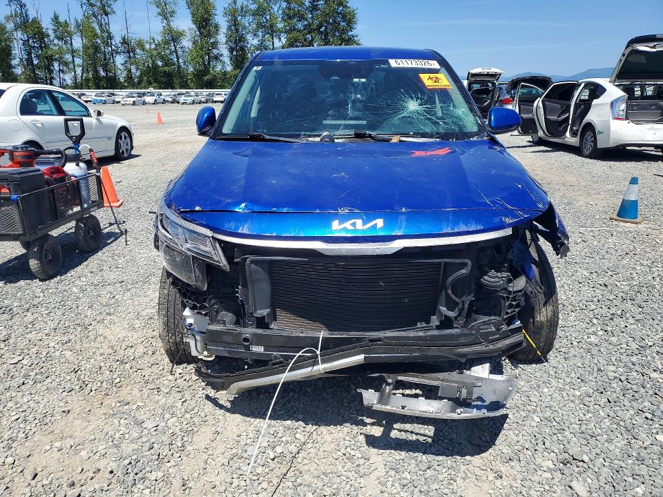 2022 Kia Seltos VIN KNDEPCAA2N7341330 COPART salvage auction — FRONT END, Wa - Bill Of Sale, sold $1,750 on 2026-07-27 (photo 5)