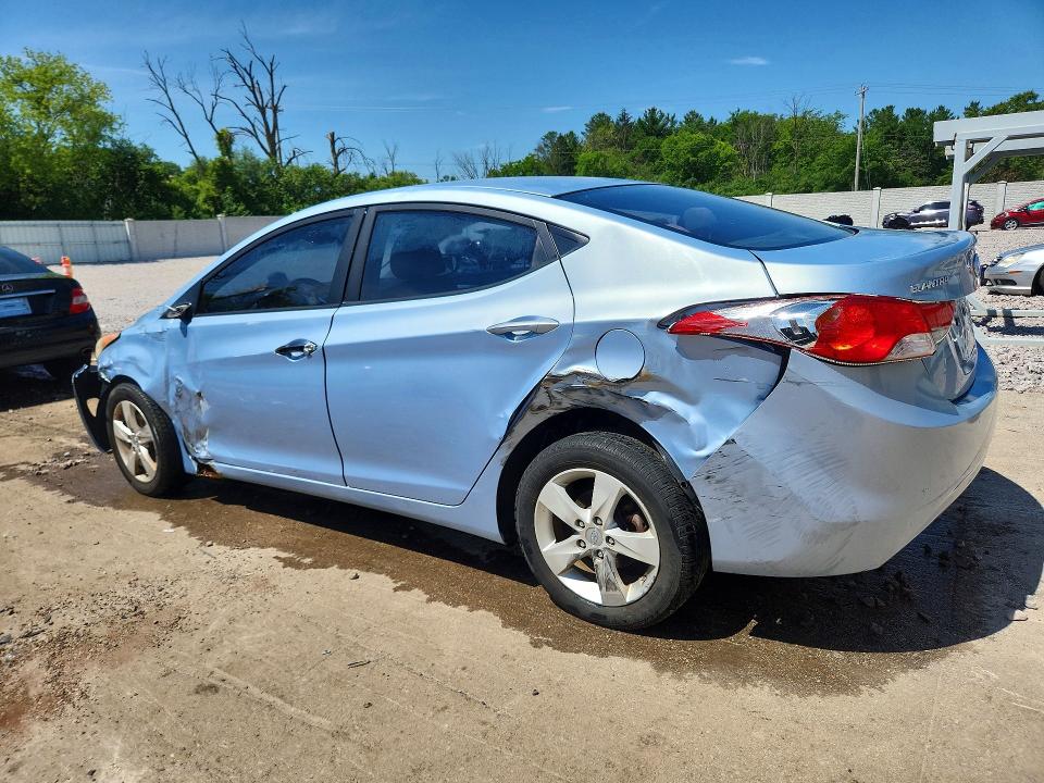 2012 Hyundai Elantra VIN KMHDH4AE7CU322882 COPART salvage auction — FRONT END, Wi - Junked Vehicle Bill Of Sale, sold $325 on 2026-07-20 (photo 2)