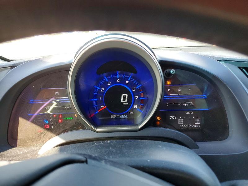 2012 Honda Cr-z VIN JHMZF1D69CS003481 COPART salvage auction — REAR END, Mi - Cert Of Title-Salvage Vehicle, sold $300 on 2026-07-31 (photo 9)