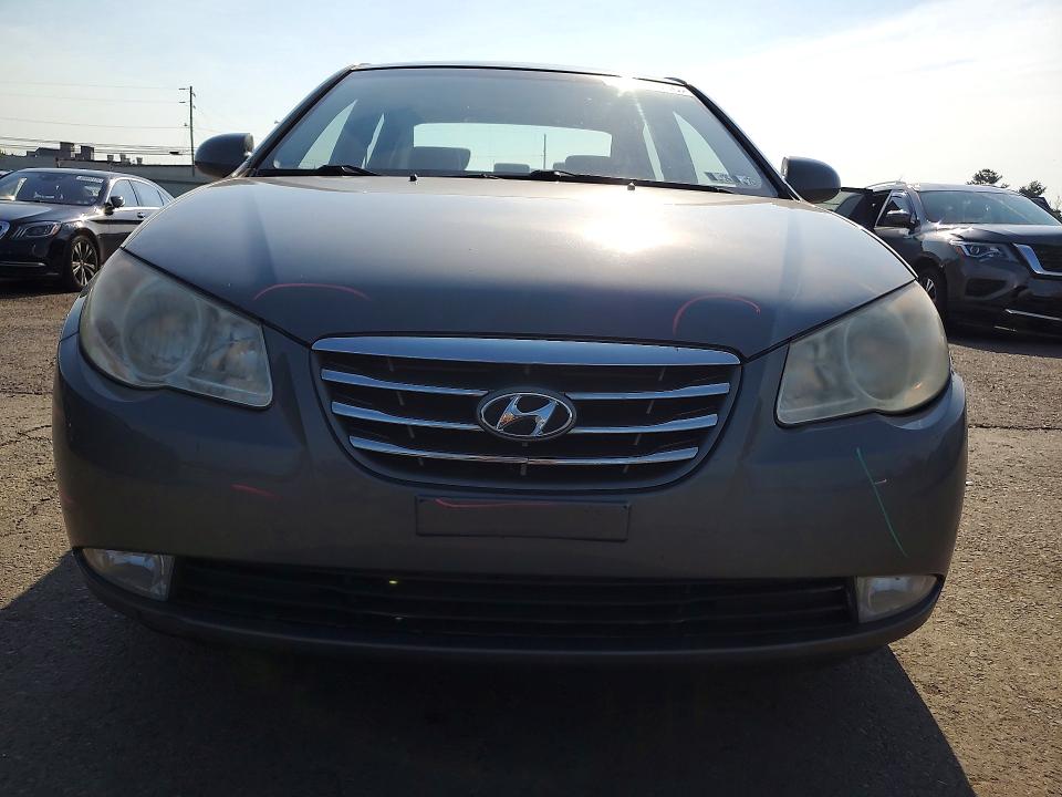 2010 Hyundai Elantra VIN KMHDU4AD7AU952885 COPART salvage auction — FRONT END, Pa - Certificate Of Salvage, sold $400 on 2026-07-24 (photo 5)