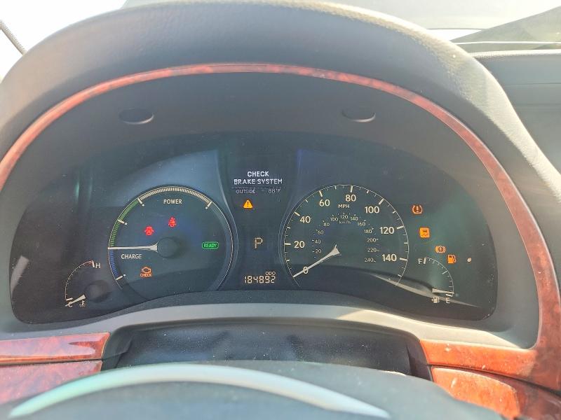 2011 Lexus Rx VIN JTJBC1BA1B2033637 COPART salvage auction — REAR END, Ga - Certificate Of Title (P), sold $2,200 on 2026-07-23 (photo 9)