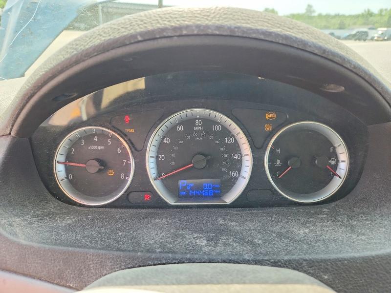 2010 Hyundai Sonata VIN 5NPET4AC0AH659729 COPART salvage auction — FRONT END, MA - CERT OF TITLE-RECONSTRCTD COLL, sold $450 on 2026-07-22 (photo 9)
