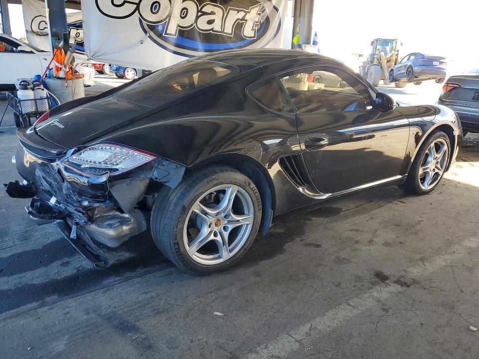 2009 Porsche Cayman VIN WP0AA29869U760168 COPART salvage auction — REAR END, Ca - Salvage Certificate, sold $10,300 on 2026-08-04 (photo 3)