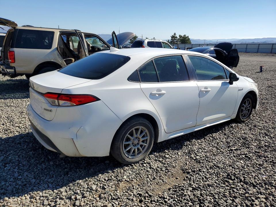 2020 Toyota Corolla VIN JTDEBRBE0LJ002522 COPART salvage auction — FRONT END, NV - CERTIFICATE OF TITLE, sold $175 on 2026-07-23 (photo 3)