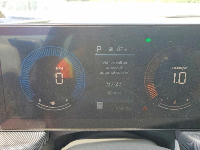 2025 Hyundai Sonata VIN KMHL64JA6SA457219 COPART salvage auction — FRONT END, Az - Cert Of Title - Salvage, sold $30 on 2026-07-27 (photo 9)
