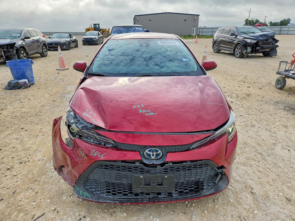 2022 Toyota Corolla VIN JTDEAMDE3NJ054104 COPART salvage auction — FRONT END, TX - SALVAGE VEHICLE TITLE (P), sold $775 on 2026-07-23 (photo 5)