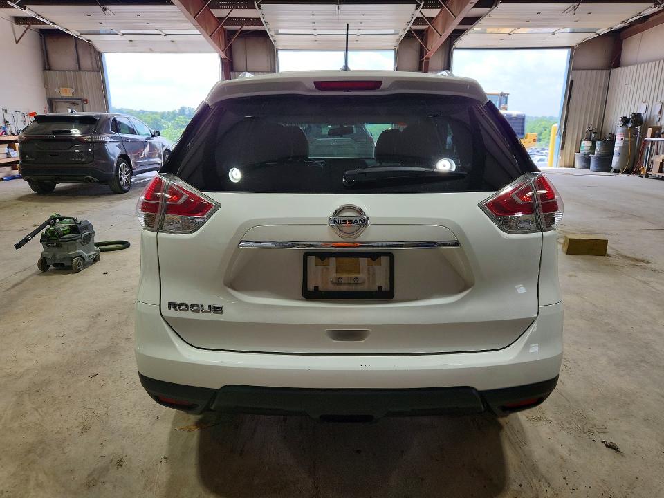2016 Nissan Rogue VIN JN8AT2MT5GW012992 COPART salvage auction — FRONT END, PA - CERTIFICATE OF SALVAGE, sold $1,050 on 2026-07-31 (photo 6)