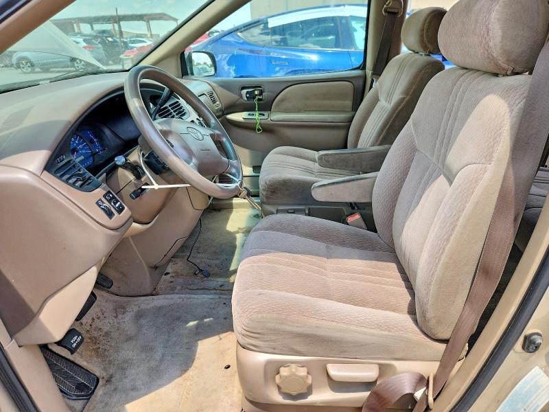 2001 Toyota Sienna VIN 4T3ZF19C01U400002 COPART salvage auction — SIDE, TX - CERT OF TITLE-REBUILT SALVAGE, sold $175 on 2026-07-09 (photo 7)