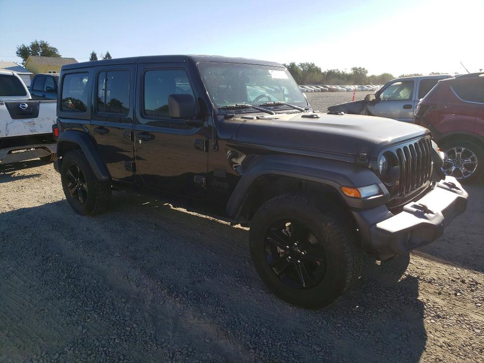 2021 Jeep Wrangler / VIN 1C4HJXDN0MW616038 COPART salvage auction — REAR END, CA - SALVAGE CERTIFICATE, sold $10,700 on 2026-07-28 (photo 4)