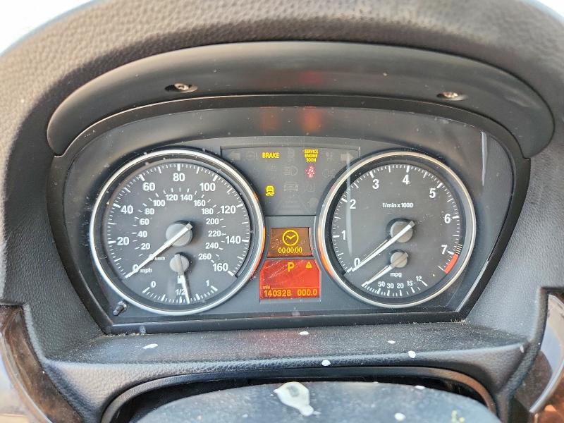 2011 BMW 3 series VIN WBAPK7C54BF086466 COPART salvage auction — UNDERCARRIAGE, TX - SALVAGE VEHICLE TITLE (P), sold $650 on 2026-07-10 (photo 9)