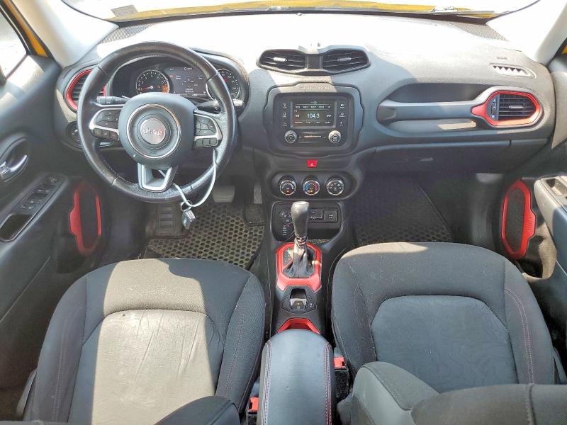 2016 Jeep Renegade VIN ZACCJBCT2GPD51654 COPART salvage auction — HAIL, Pa - Certificate Of Salvage, sold $2,500 on 2026-08-06 (photo 8)