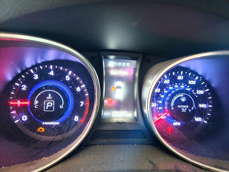 2013 Hyundai Santa fe VIN 5XYZW3LA2DG105344 COPART salvage auction — MINOR DENT/SCRATCHES, AZ - CERTIFICATE OF TITLE, sold $1,150 on 2026-07-29 (photo 9)