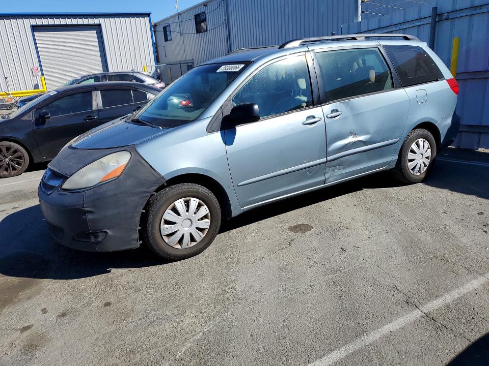 2008 Toyota Sienna VIN 5TDZK23C18S205743 COPART salvage auction — SIDE, Ca - Salvage Certificate, sold $775 on 2026-07-17 (photo 1)