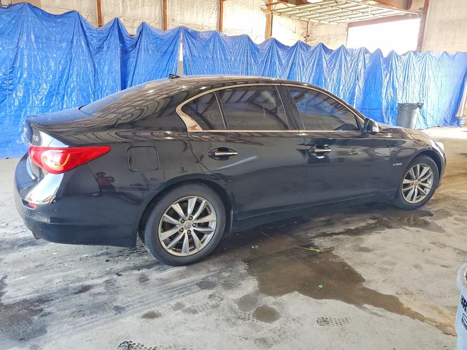 2014 Infiniti Q50 VIN JN1AV7AR5EM700160 COPART salvage auction — WATER/FLOOD, Ky - Cert Of Title-Salvage Water, sold $650 on 2026-07-27 (photo 3)