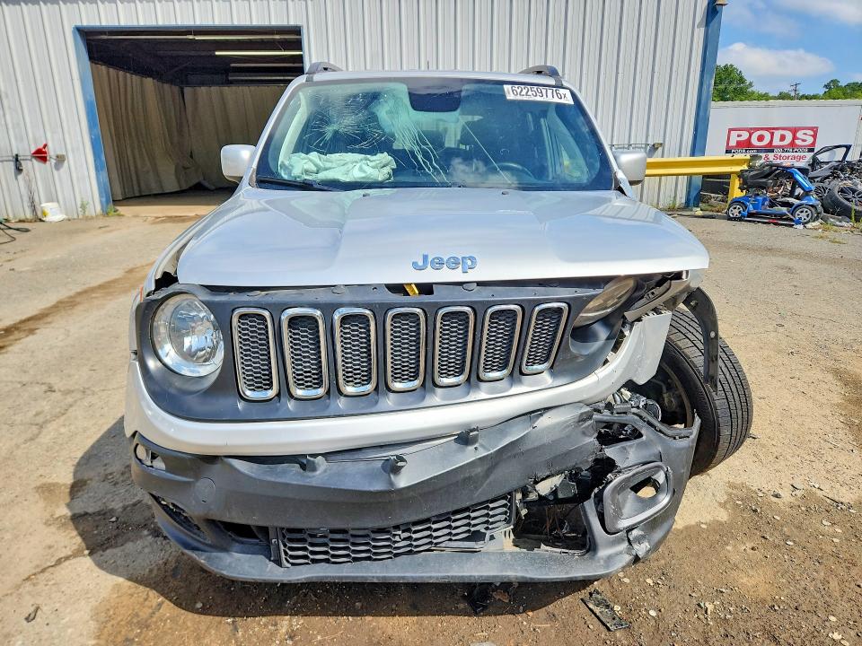 2018 Jeep Renegade VIN ZACCJABB8JPJ07854 COPART salvage auction — FRONT END, La - Cert Of Title-Salvage, sold $400 on 2026-08-13 (photo 5)